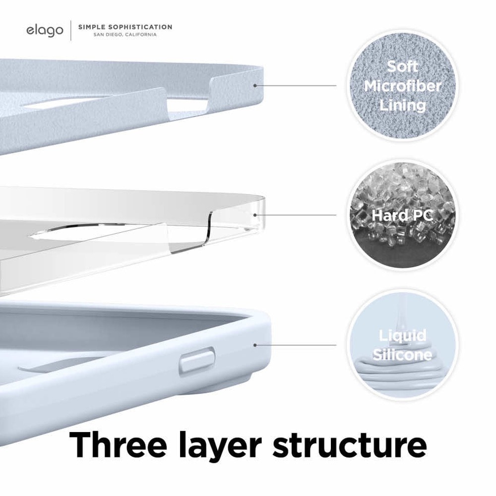 Elago Soft Silicone Case ES13SC67-LBL