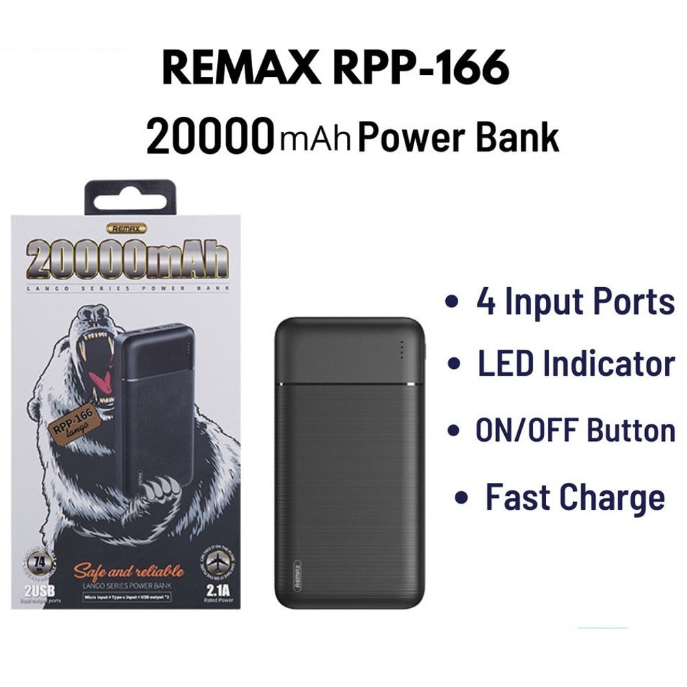 Remax RPP-166 Lango 20000mAh Раз цветов 87076