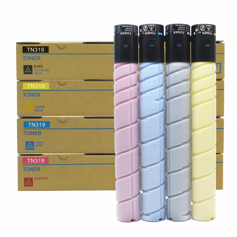 Konica Minolta TN-319 BK/C/M/Y | JAR Computers Konica Minolta TN-319 BK/C/M/Y