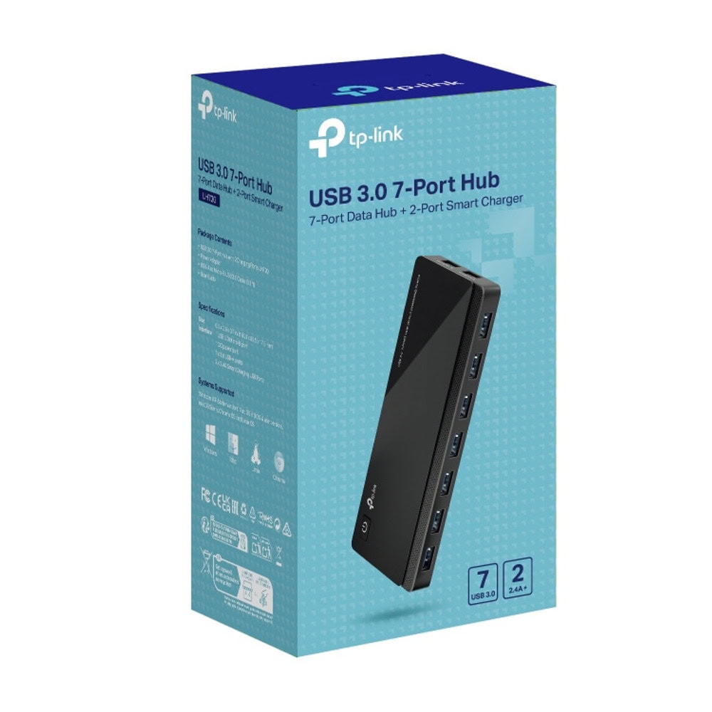 TP-Link UH720 7port USB3.0 hub | JAR Computers TP-Link UH720 7port USB3.0 hub