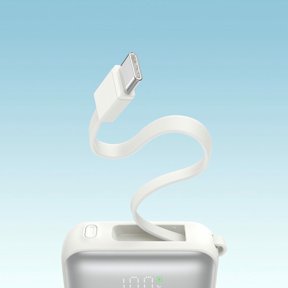 joyroom jr-pbf27 power bank 22.5w 10000mah бял