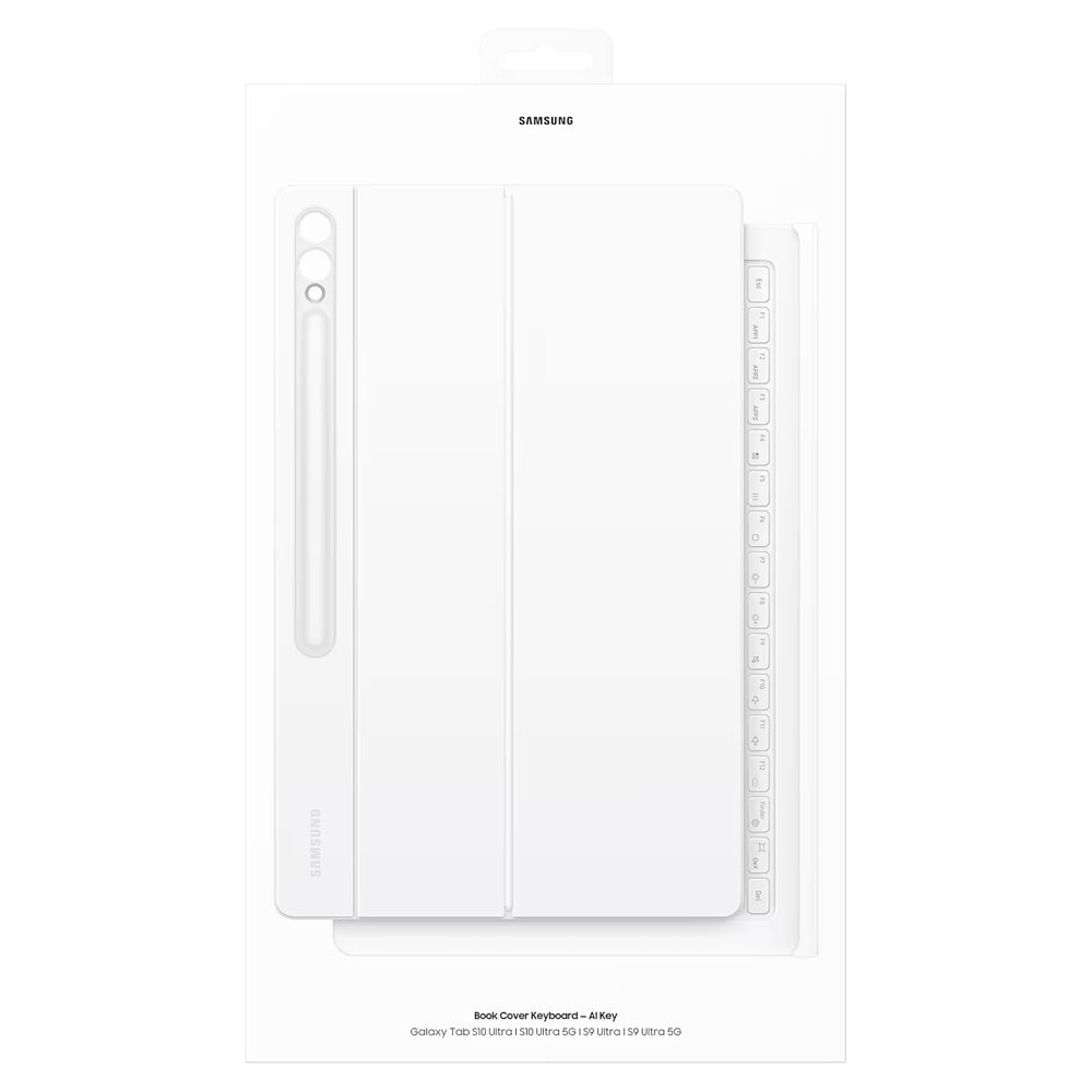 Samsung Book Cover Keyboard Galaxy Tab S10 U White