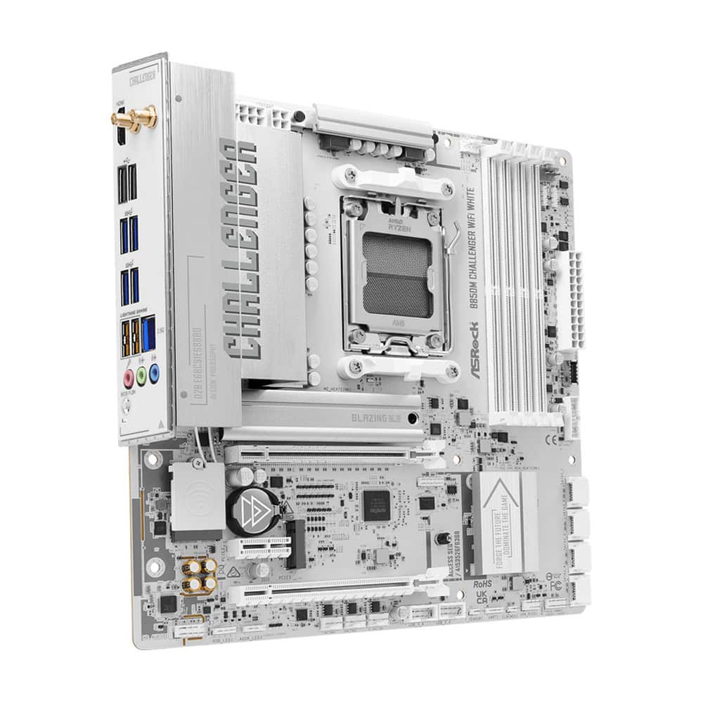 ASRock B850M Challenger WiFi White | JAR Computers ASRock B850M Challenger WiFi White