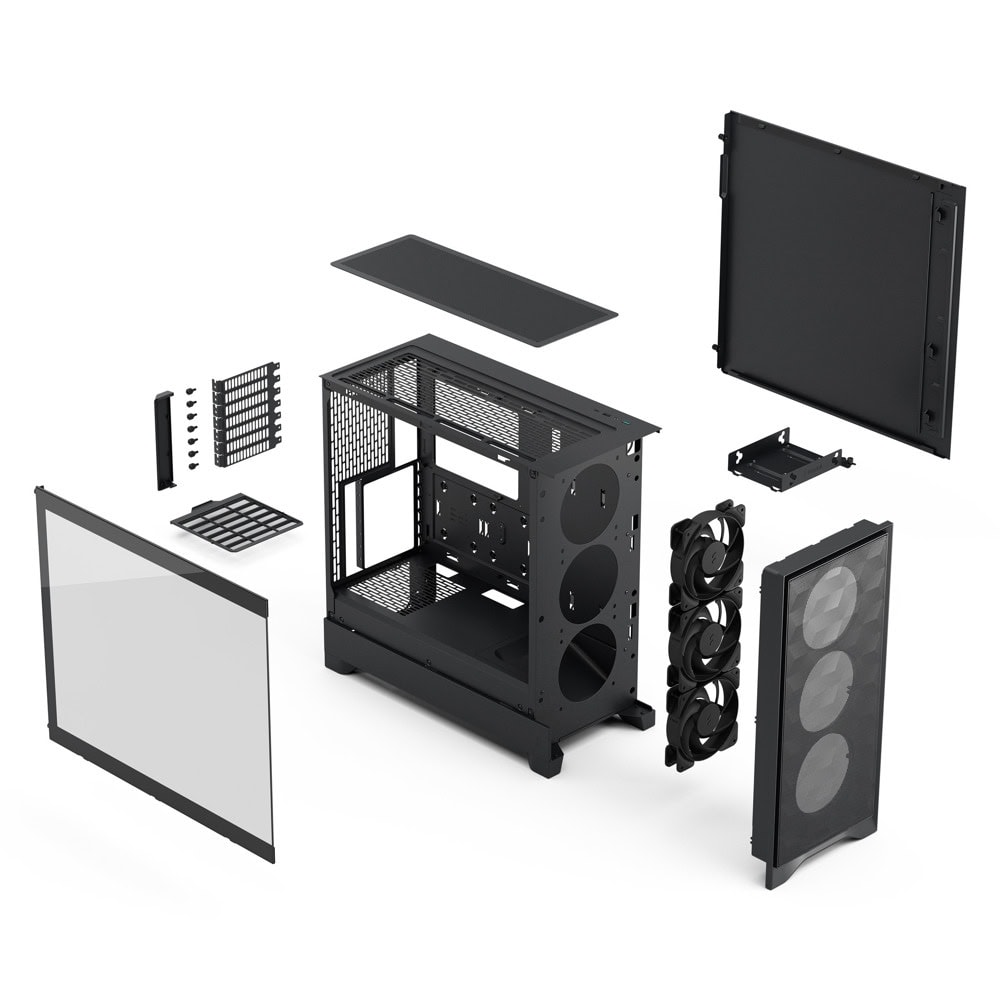 fractal design pop 2 air black tg fd-c-poa2a-02 | JAR Computers fractal design pop 2 air black tg fd-c-poa2a-02