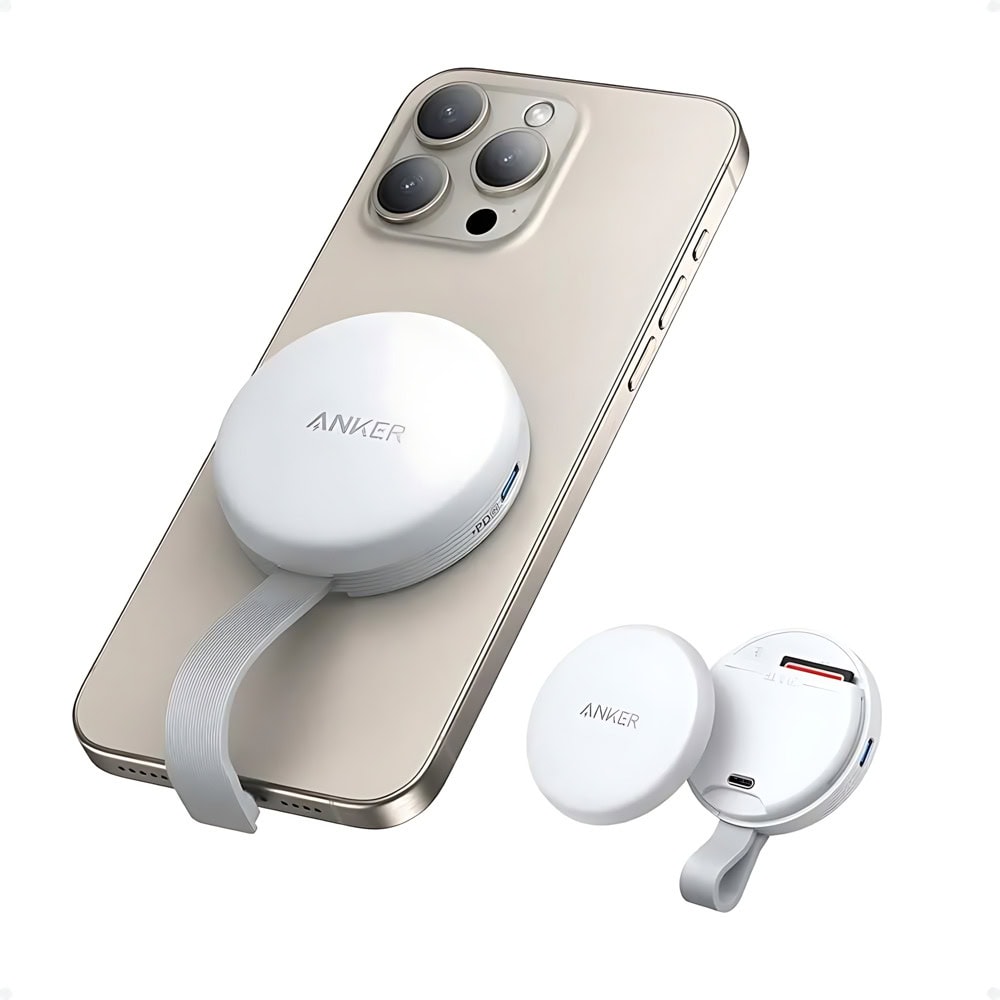 Anker MagGo USB-C Card Reader White