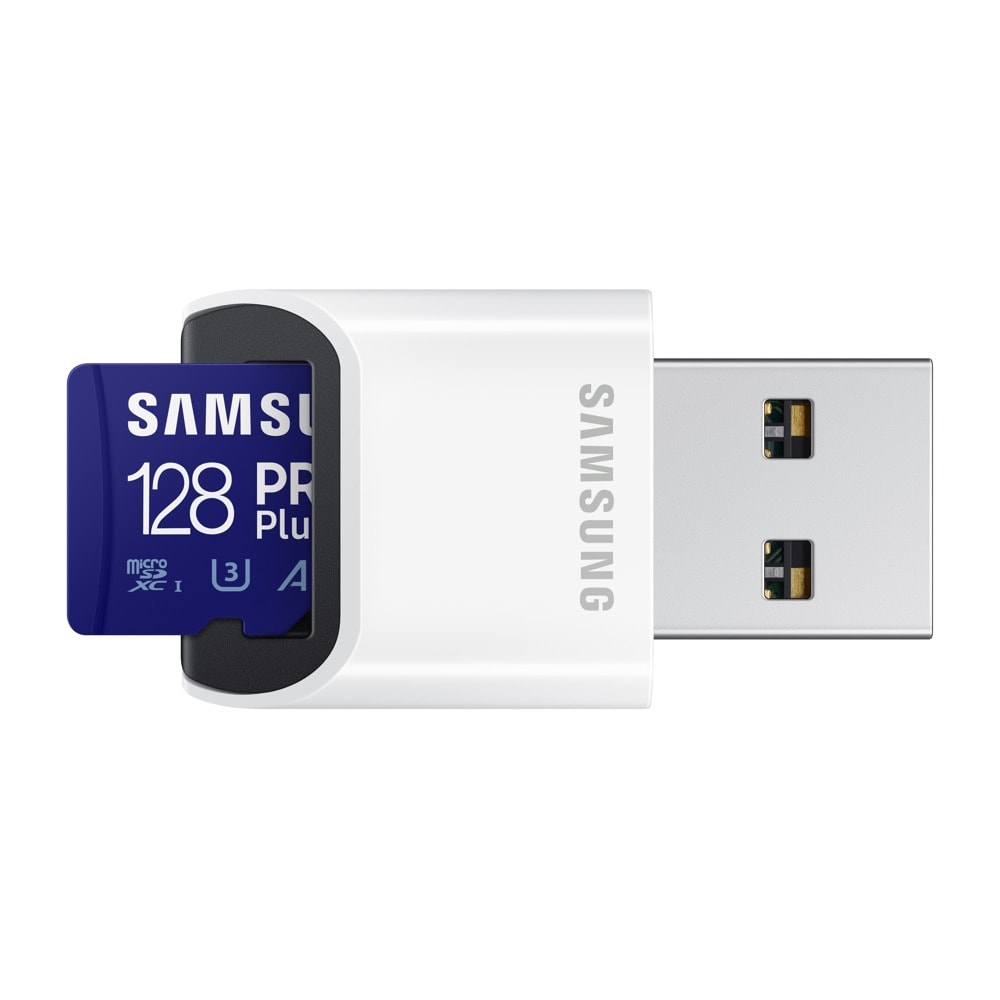 Samsung 128GB MicroSD PRO Plus + Reader