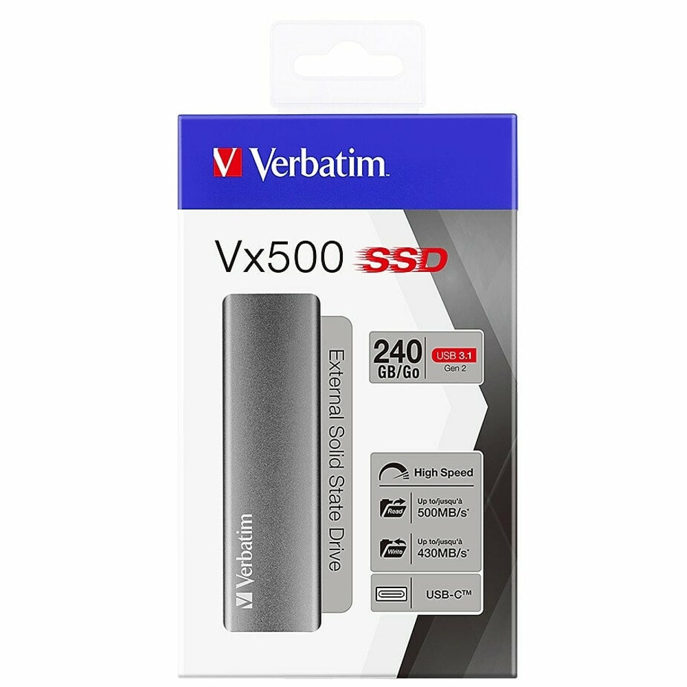 Verbatim Vx500 External SSD USB 3 1 240GB