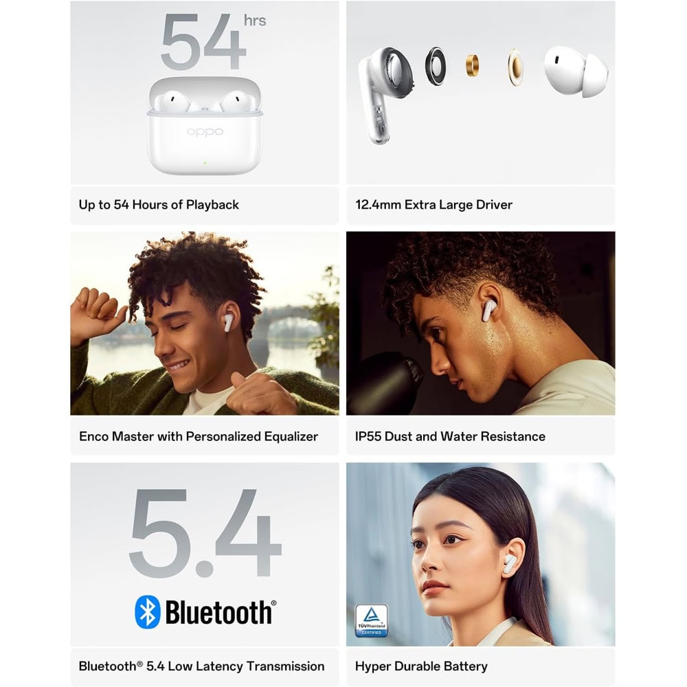 OPPO Enco Bud3 Pro Glaze White