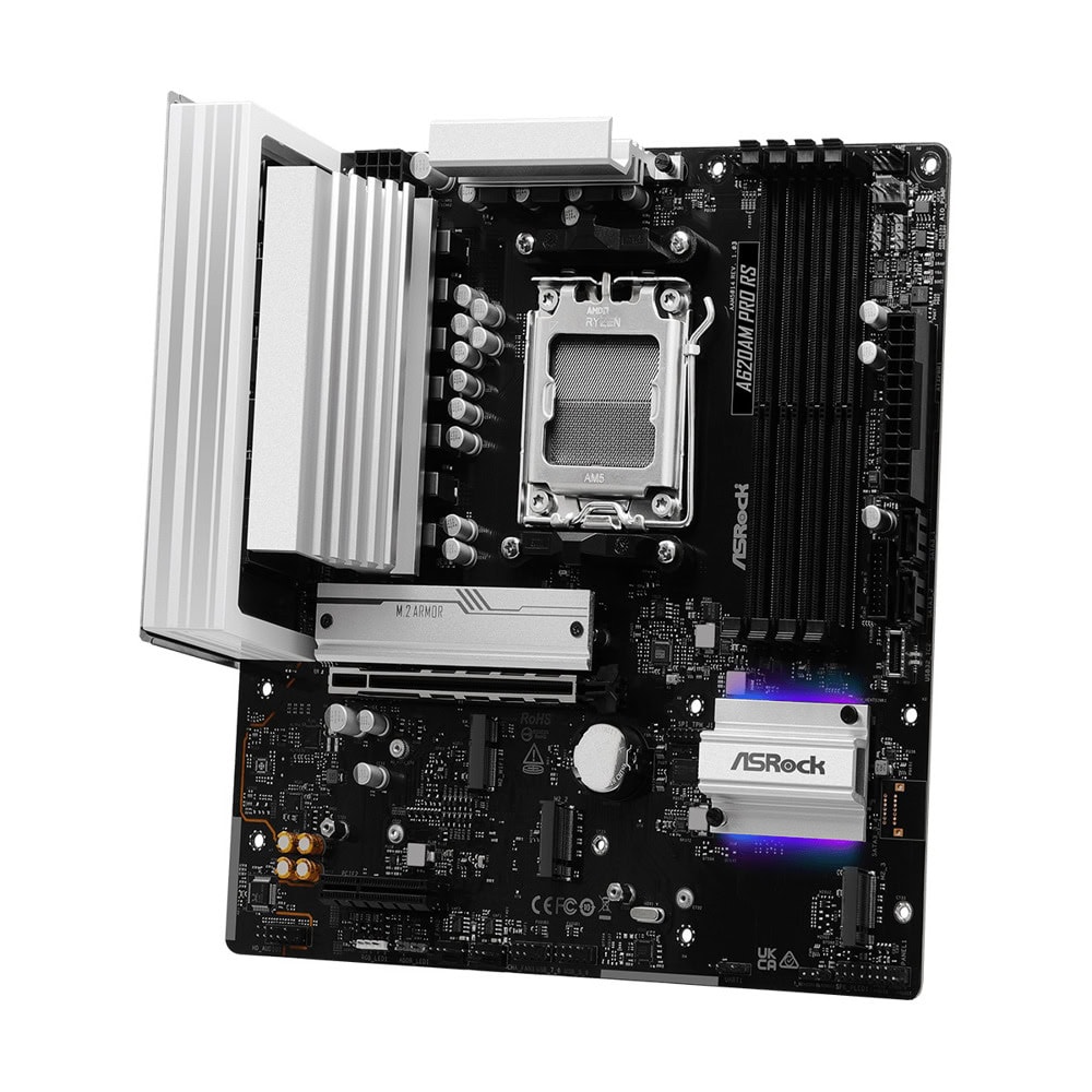 ASRock A620AM PRO RS 90-MXBSV0-A0UAYZ | JAR Computers ASRock A620AM PRO RS 90-MXBSV0-A0UAYZ