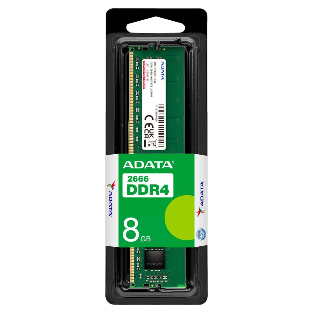 A-Data 8GB DDR4 2666MT/s Premier AD4U26668G19-SGN | JAR Computers A-Data 8GB DDR4 2666MT/s Premier AD4U26668G19-SGN