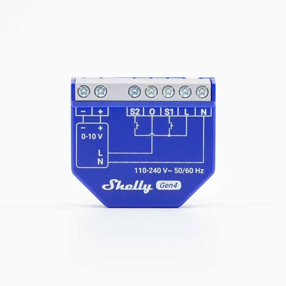 Shelly Dimmer 0/1-10V PM Gen4 S4DM-0010WW | JAR Computers Shelly Dimmer 0/1-10V PM Gen4 S4DM-0010WW