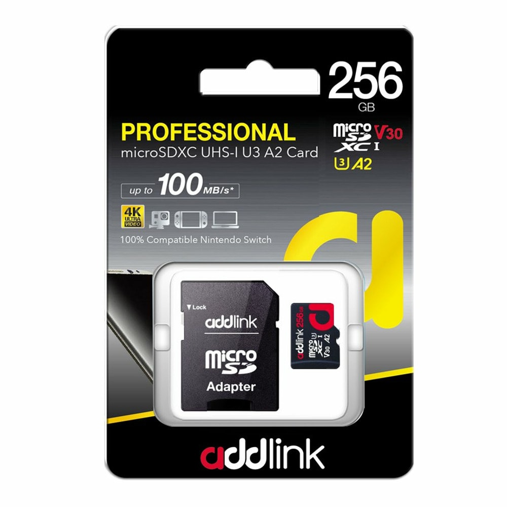 microSDXC Addlink 256GB ad256GBMSXU32A