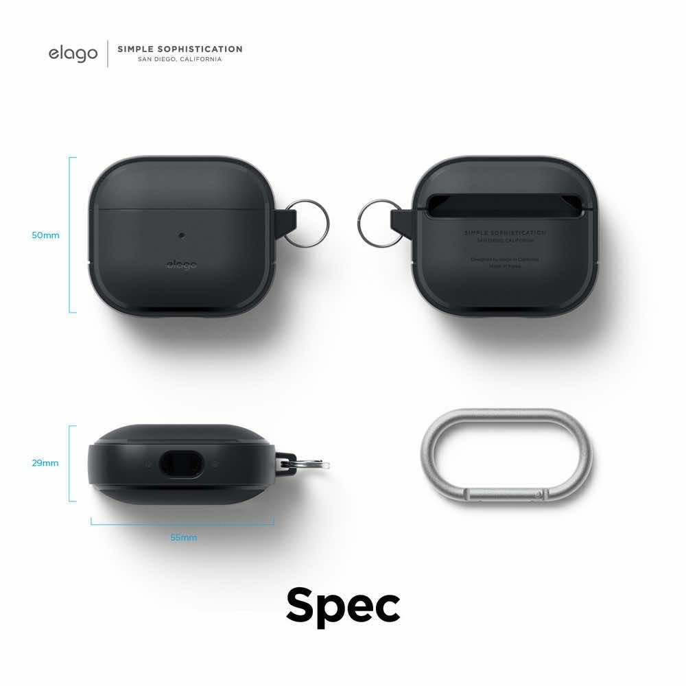 EDC Hang Case за Apple Airpods 3 черен