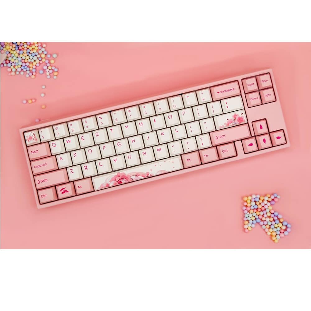 Клавиатура Ducky Miya Sakura V2 65 MX Silent Red