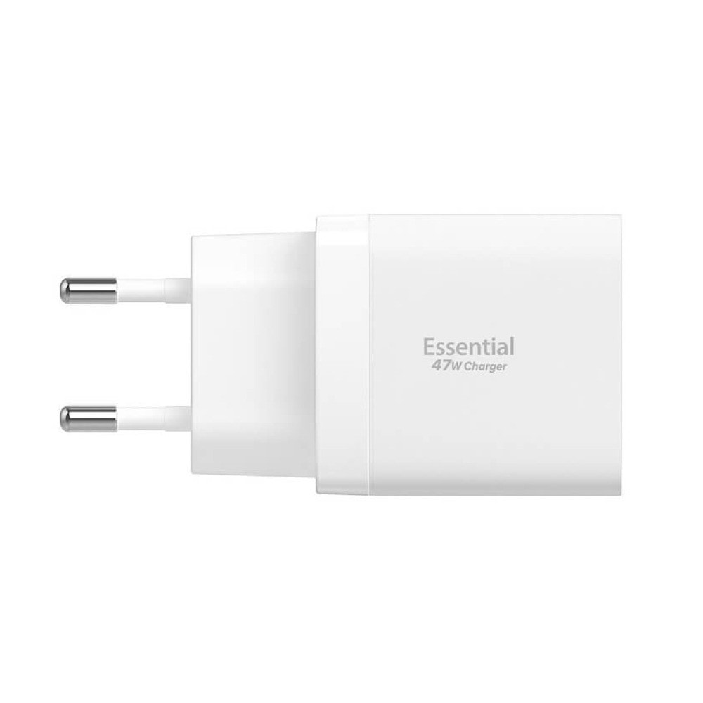 spigen arcstation essential dual 47w бяло