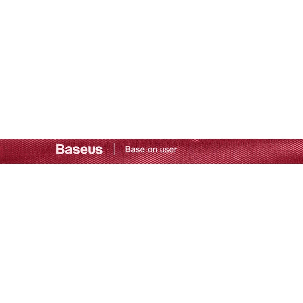 Baseus Rainbow Circle Velcro Strap 100cm red