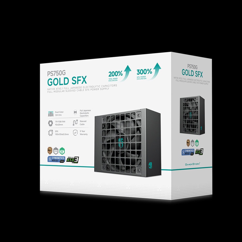 deepcool gamer storm 750w ps750g