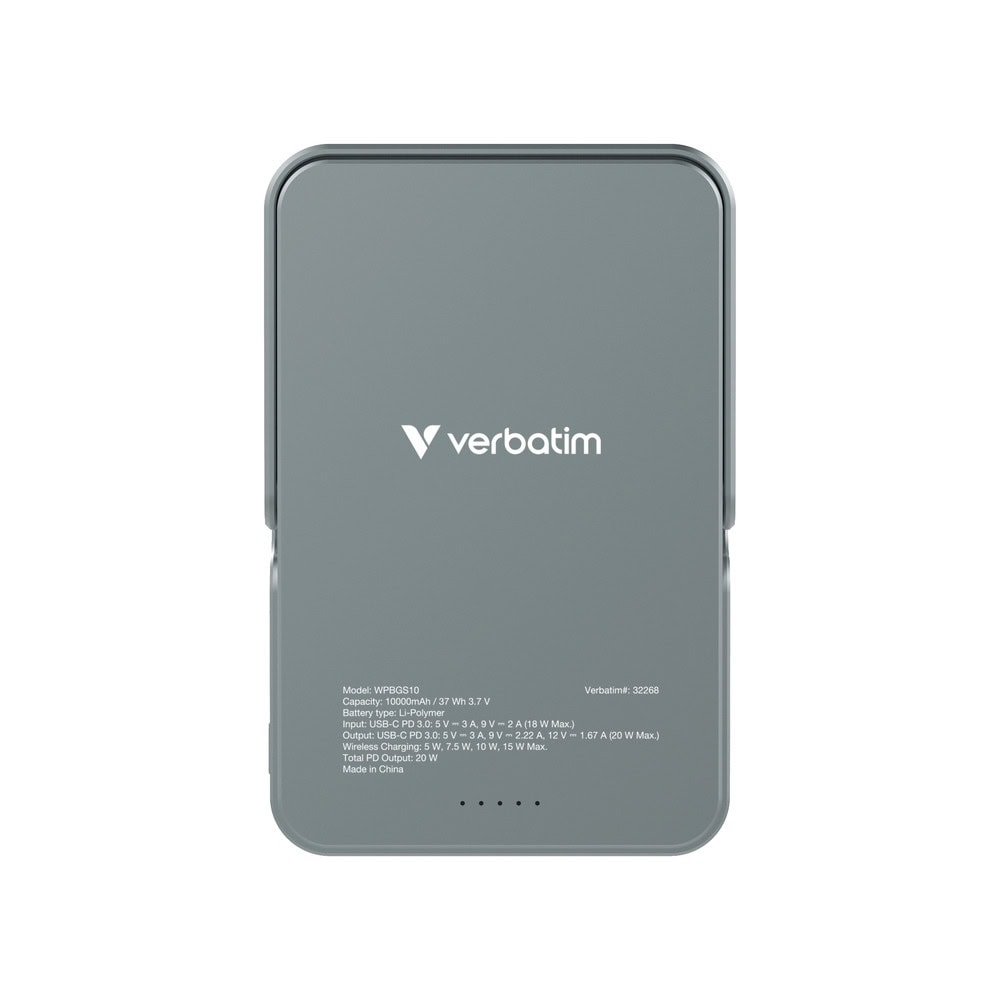 Verbatim Charge 'n' Go 10000mAh Grey 32268
