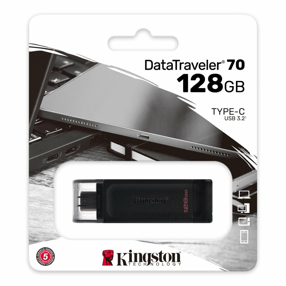 Kingston DataTraveler 70 128GB | JAR Computers Kingston DataTraveler 70 128GB