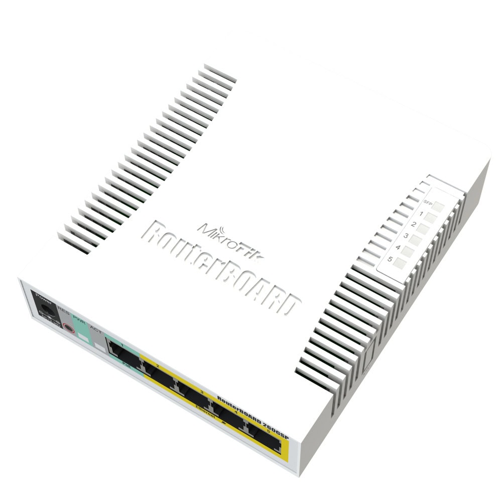 Комутатор Mikrotik RB260GSP CSS106-1G-4P-1S