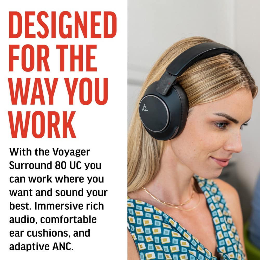 Poly Voyager Surround 80 UC 8G7T9AA