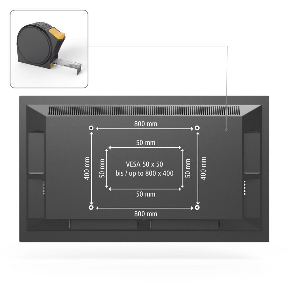 стойка за телевизор hama tv strong fix 118128