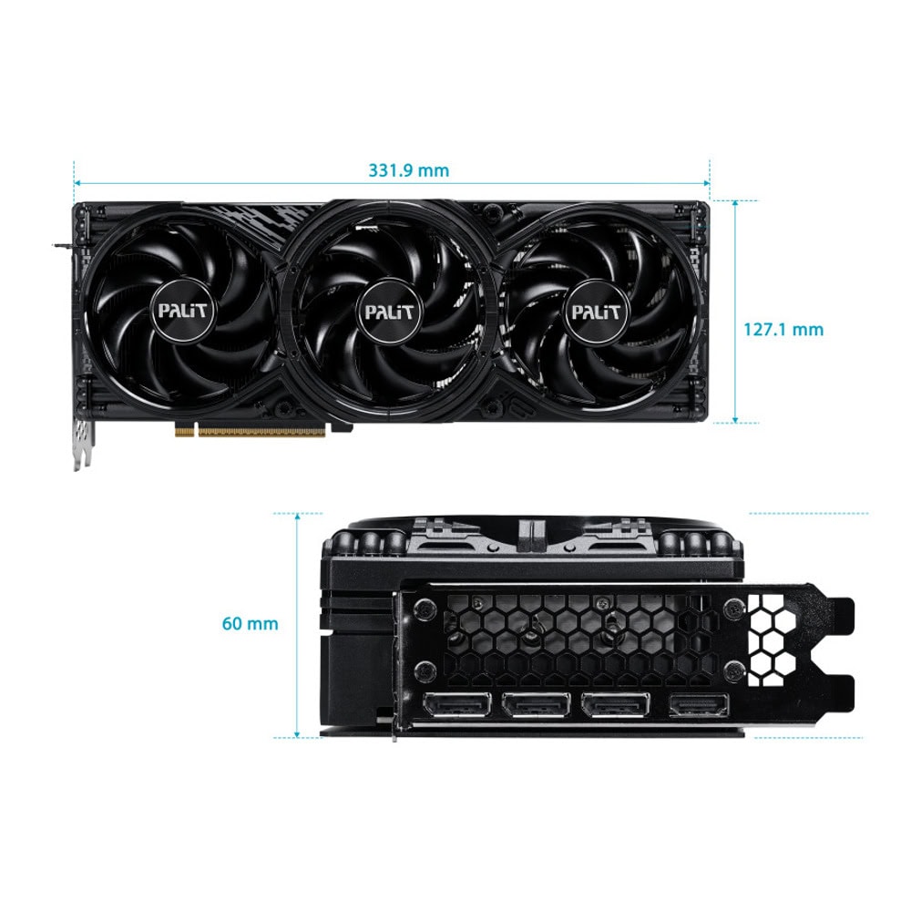 Palit RTX 5080 GamingPro OC NE75080S19T2-GB2031A