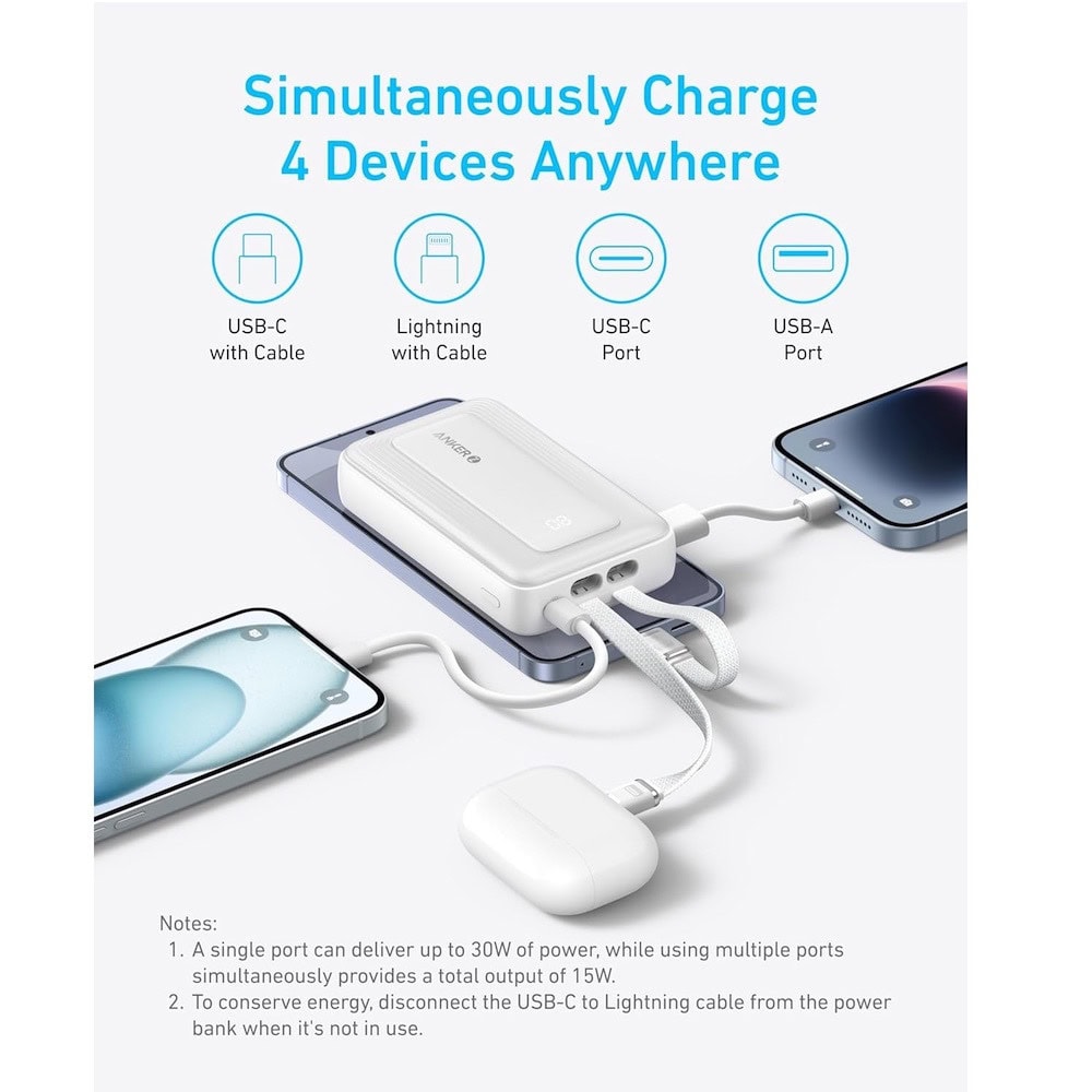 anker zolo power bank 30w 10000 mah син | JAR Computers anker zolo power bank 30w 10000 mah син