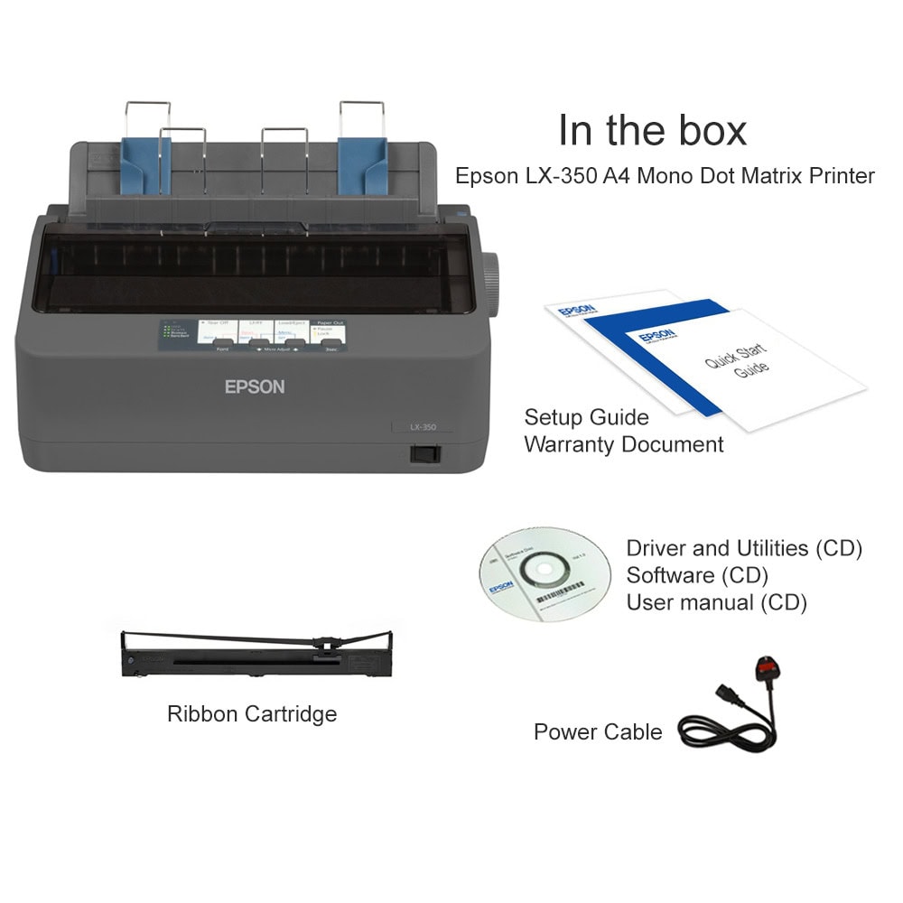 Epson LX-350 матричен принтер