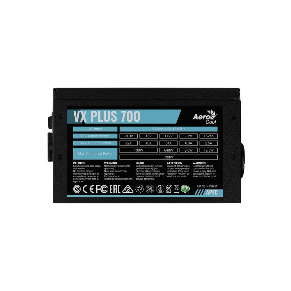 Захранване AeroCool VX PLUS STEALTH 700W