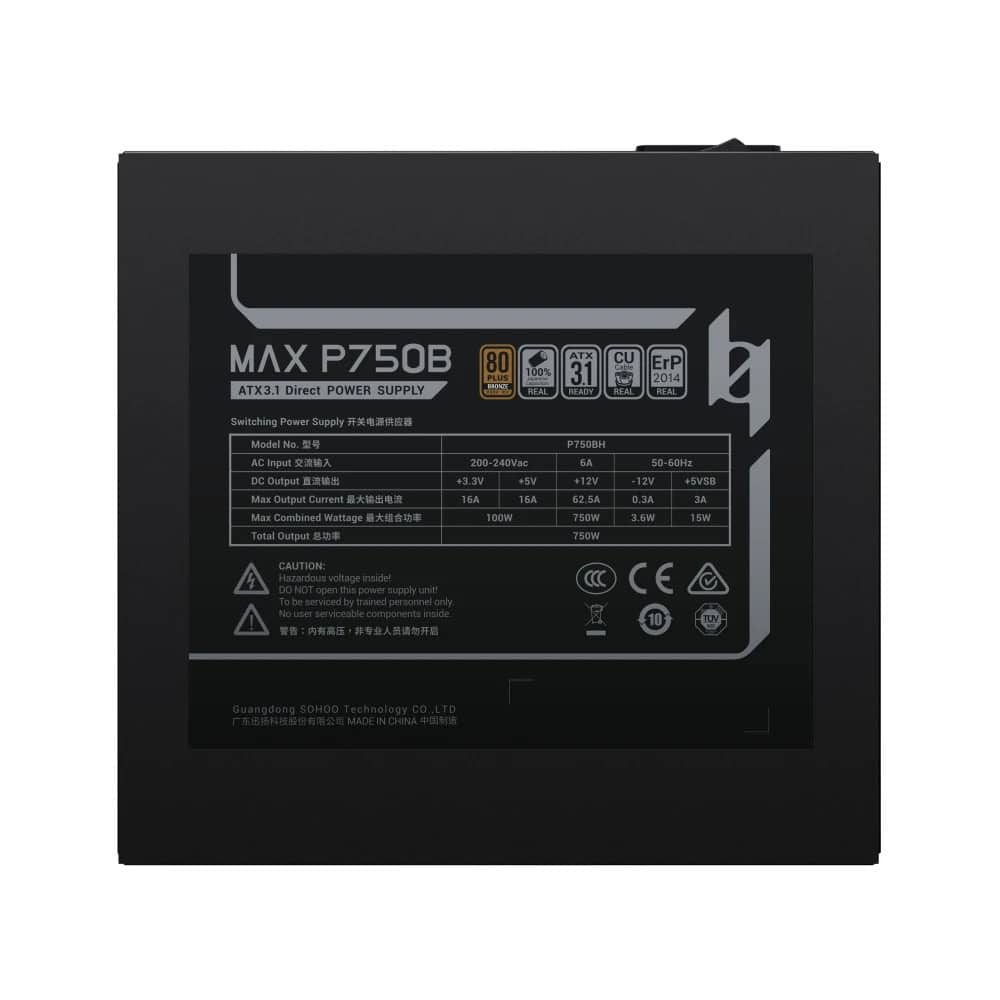 gamemax max p750b 9110-3750r0003 | JAR Computers gamemax max p750b 9110-3750r0003