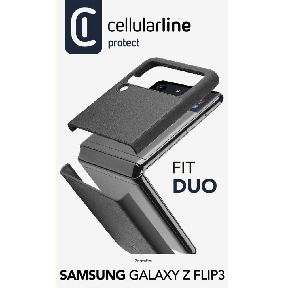 Cellularline Fit Duo for Samsung Galaxy Z Flip 3