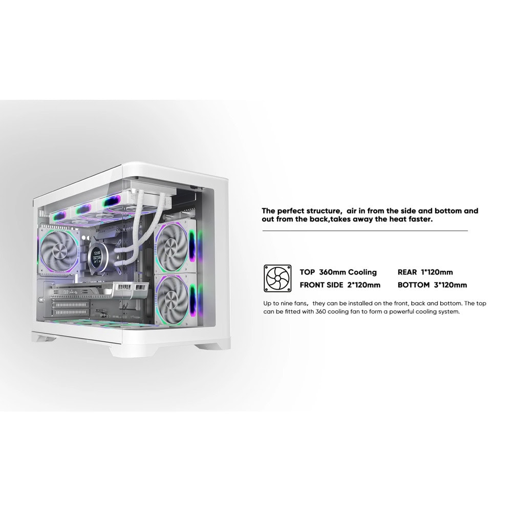 Кутия 1stPlayer UV6 бяла