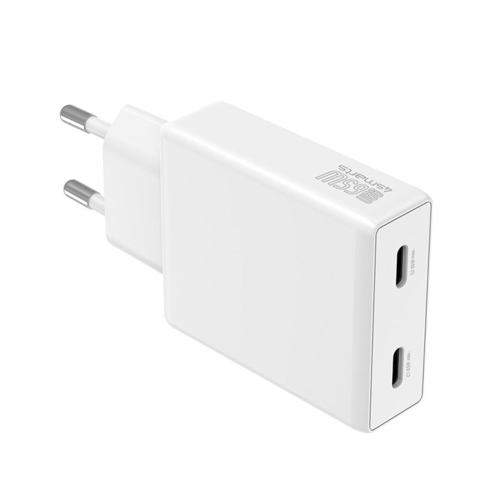 4smarts gan pdplug slim duos 65w бял