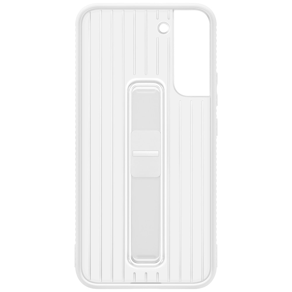 Samsung S22+ Protective Standing Cover White