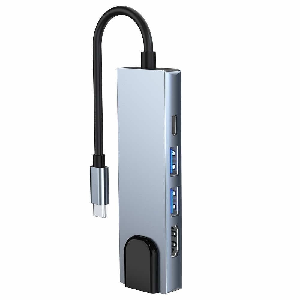 Tech-Protect USB-C Hub 5in1 v3 THP808GRY