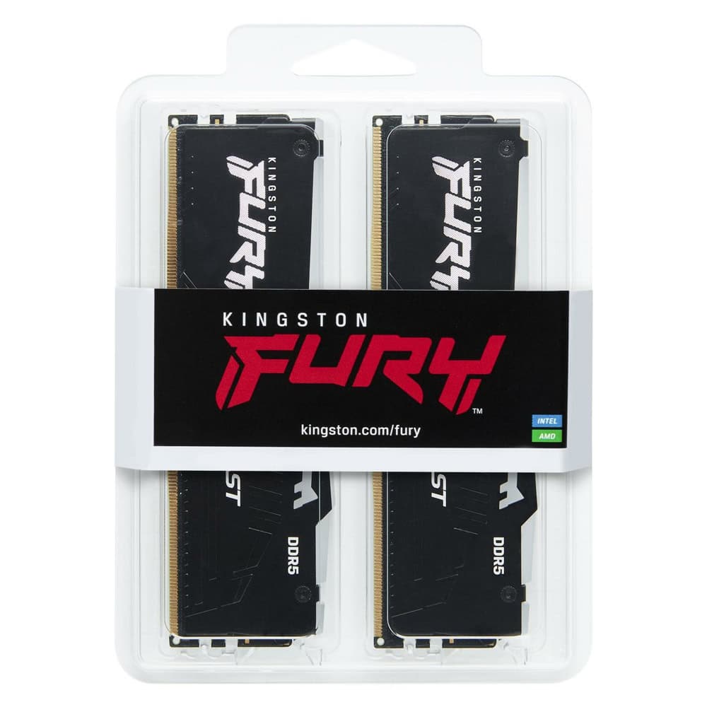 Kingston FURY Beast Black RGB 64GB(2x32GB) DDR5 60