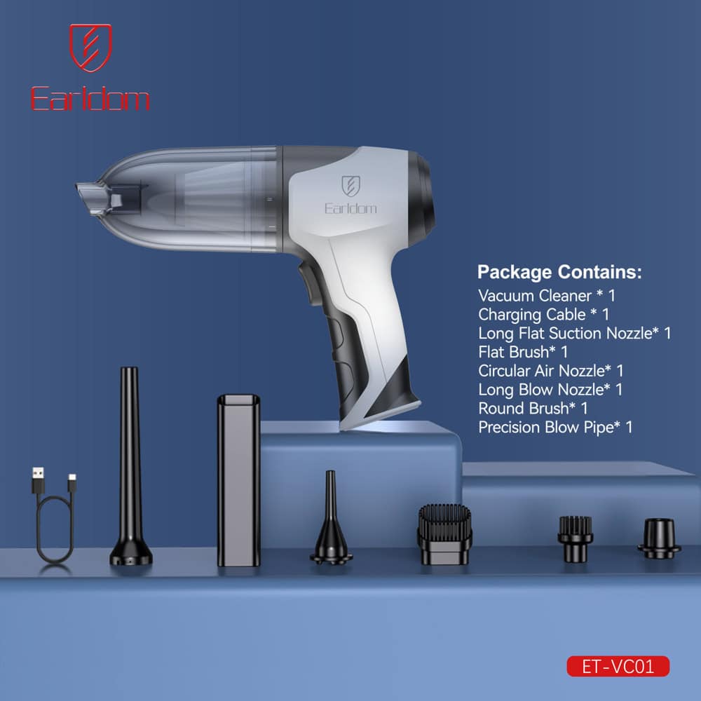 Мини прахосмукачка за кола Earldom ET-VC01 40527