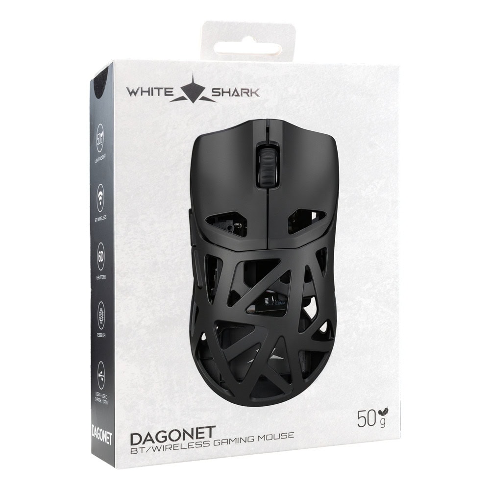white shark dagonet v2 черна | JAR Computers white shark dagonet v2 черна