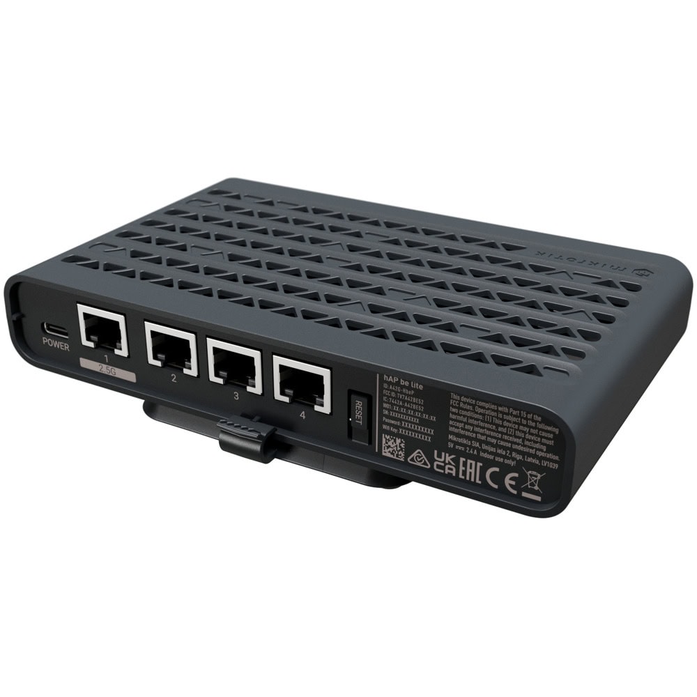 MikroTik hAP be lite A42G-HbeP | JAR Computers MikroTik hAP be lite A42G-HbeP