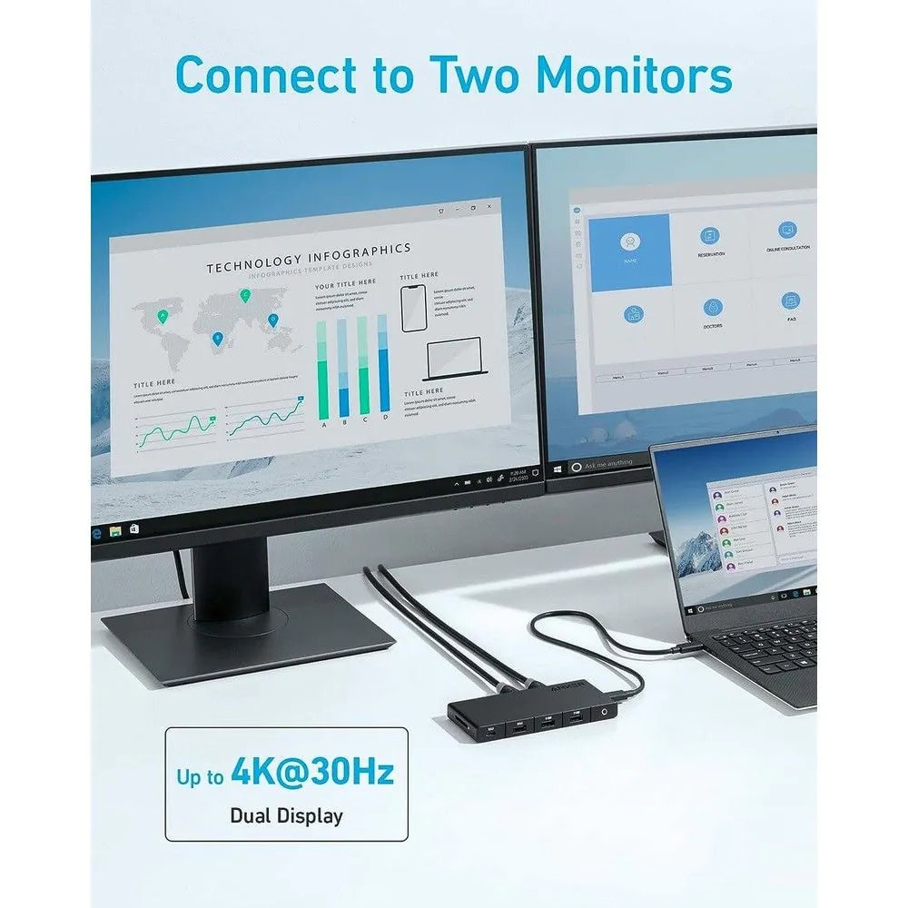 Anker 364 10-in-1 USB-C PD Hub | JAR Computers Anker 364 10-in-1 USB-C PD Hub