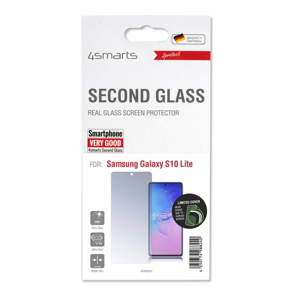 4smarts Tempered Glass for Samsung Galaxy S10 Lite