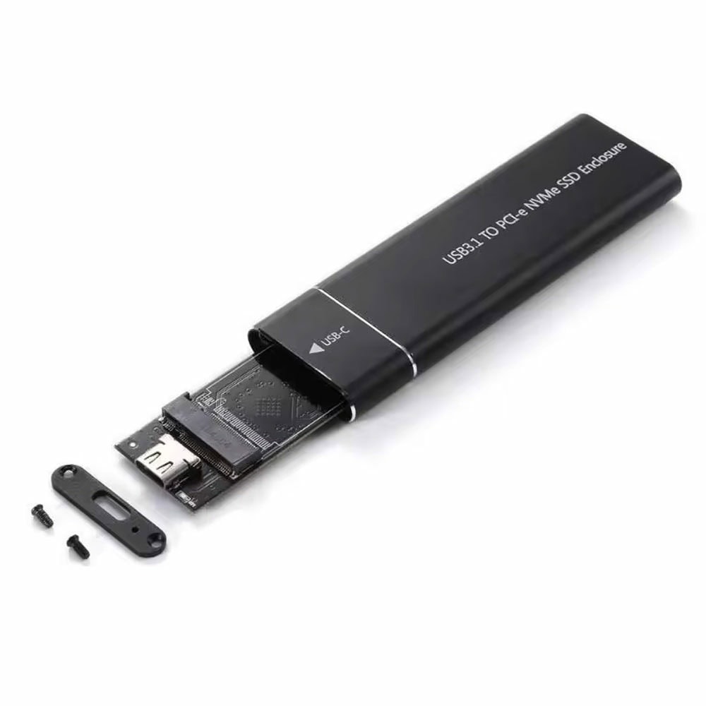 DeTech 17863 SSD NVMe USB3.1 Type-C