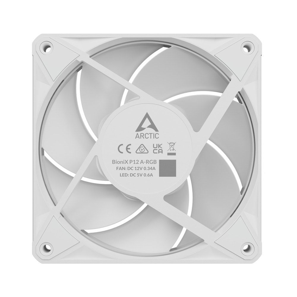 arctic bionix p12 a-rgb 3-pack white acfan00338a