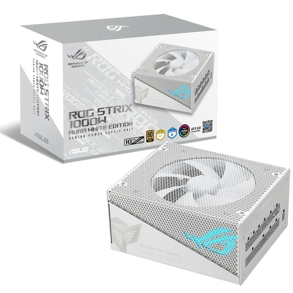 Asus ROG STRIX 1000W Gold Aura White 90YE00P5