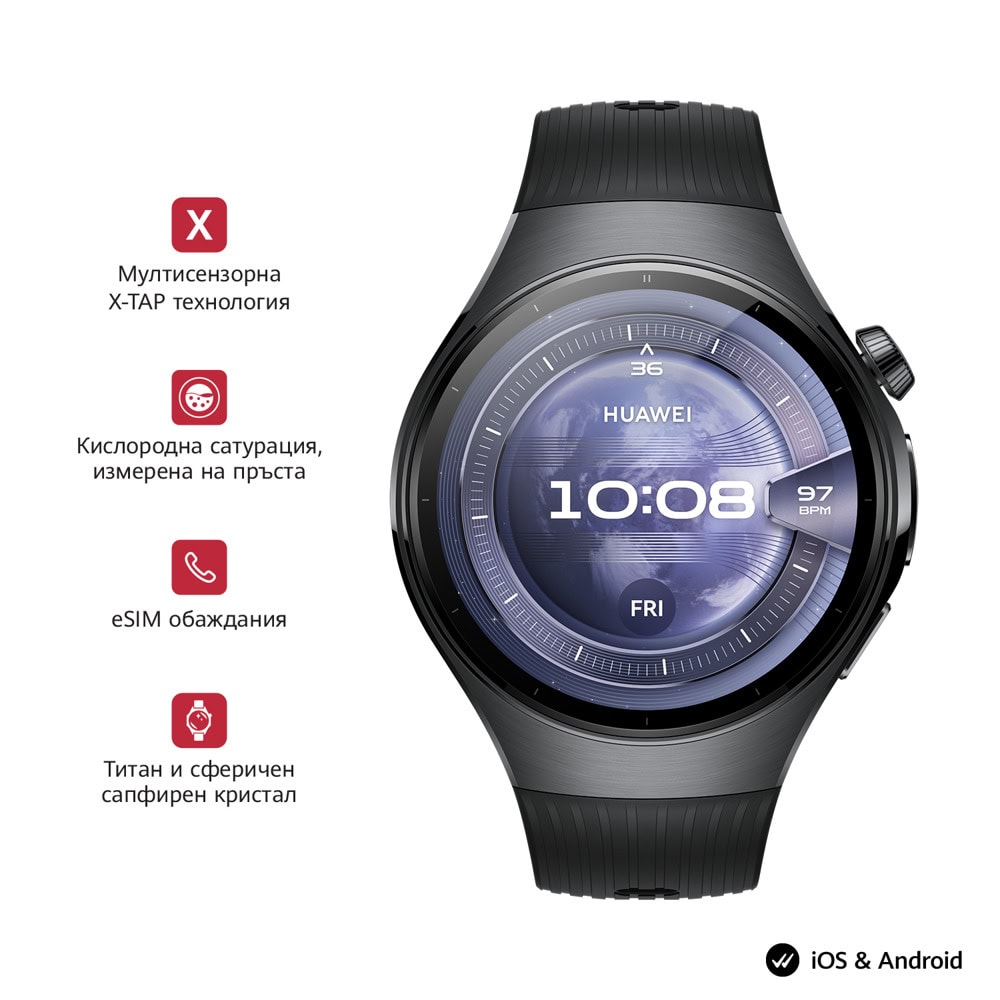 Huawei Watch 5 Rates-L19F Black + FreeBuds 6i