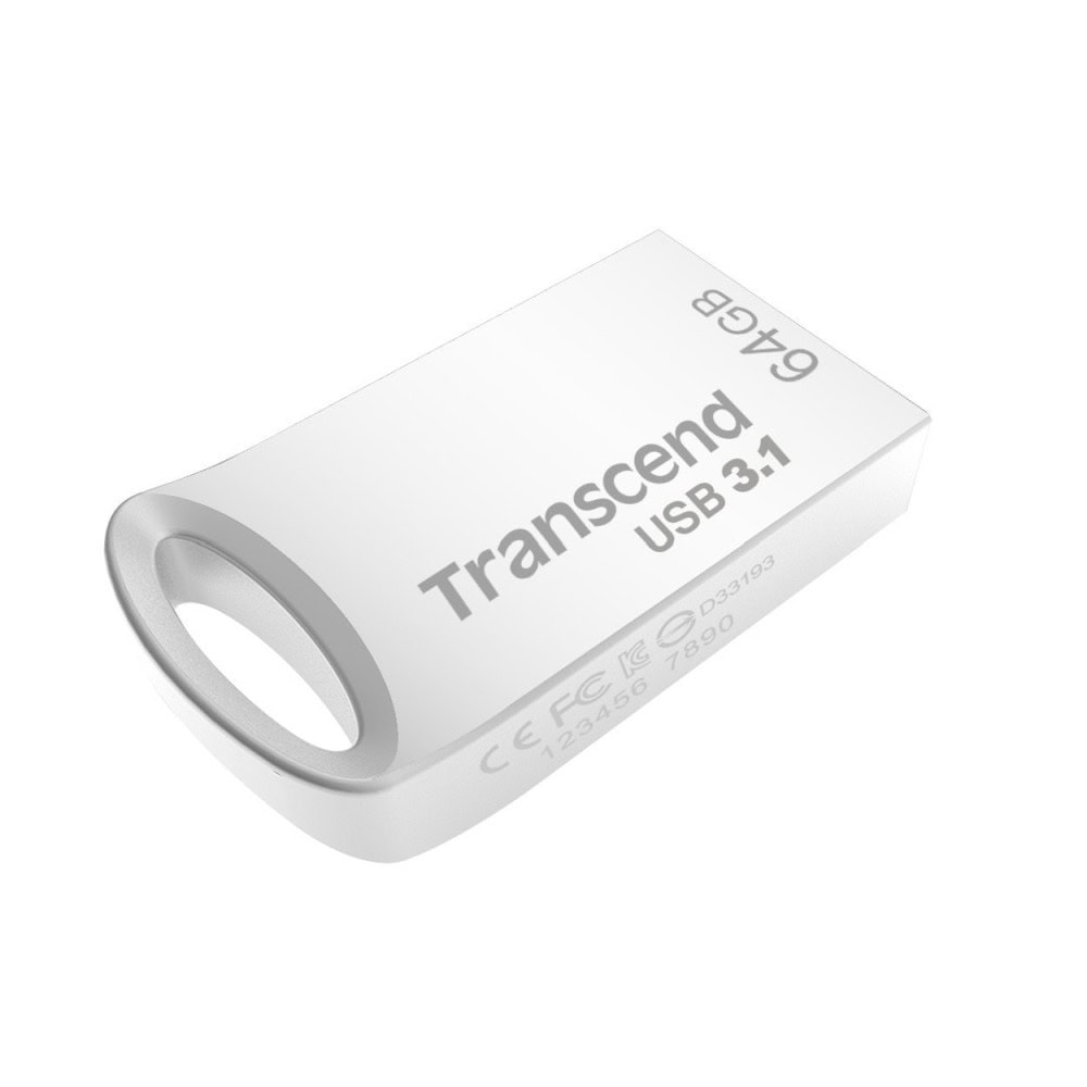 Transcend 64GB JetFlash 710, USB 3.1 Gen 1, Silver
