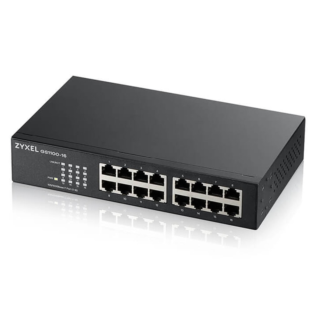 ZyXEL GS1100-16 v4 GS1100-16-EU0104F | JAR Computers ZyXEL GS1100-16 v4 GS1100-16-EU0104F