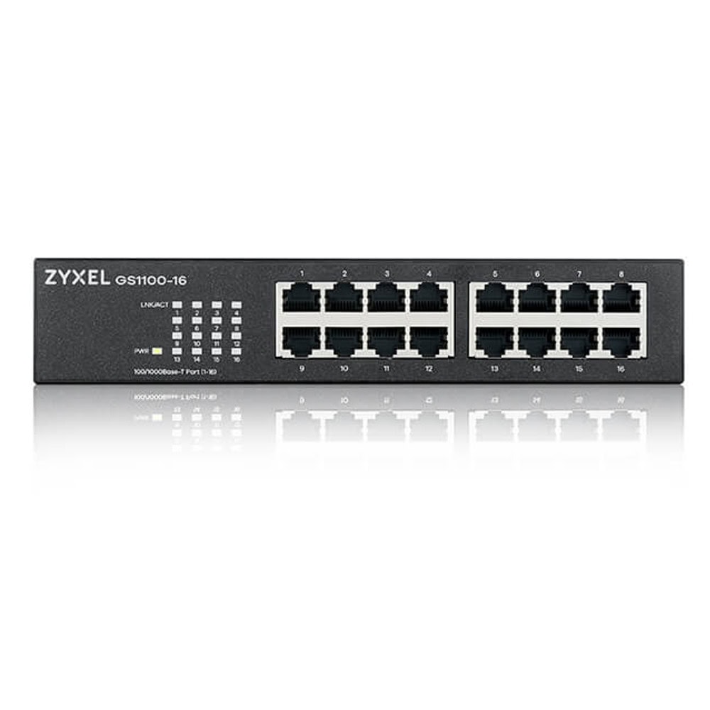 ZyXEL GS1100-16 v4 GS1100-16-EU0104F | JAR Computers ZyXEL GS1100-16 v4 GS1100-16-EU0104F