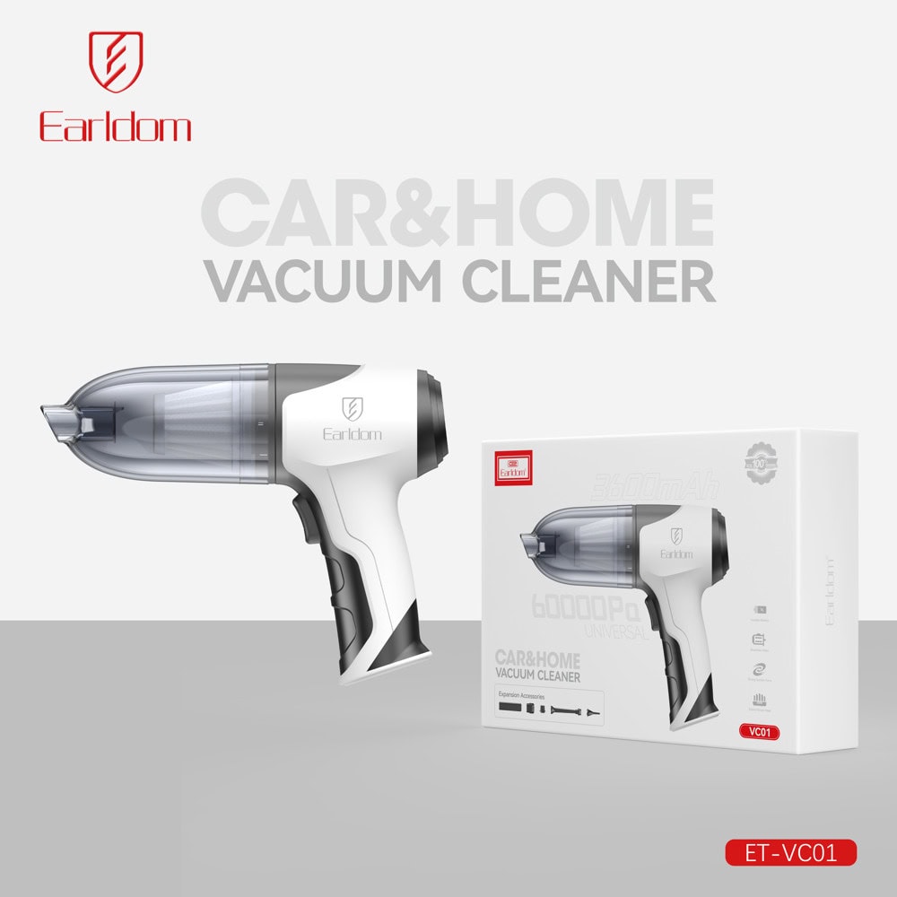 Мини прахосмукачка за кола Earldom ET-VC01 40527